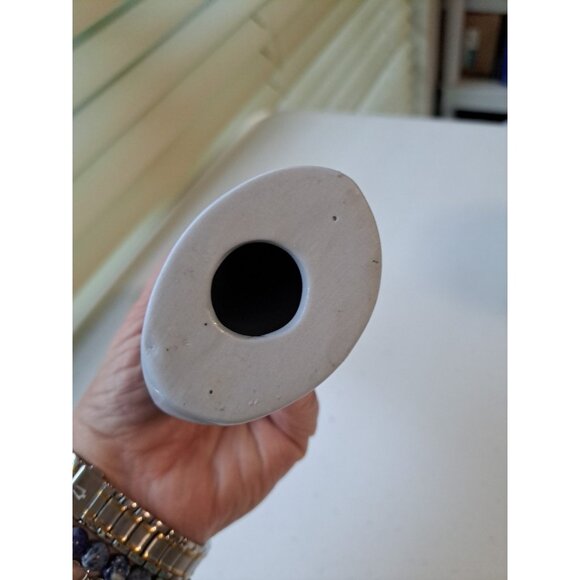 Mother Holding Baby Figurine 9” Blue Ceramic Unique Gift Shower Nursery Decor - Picture 6 of 7